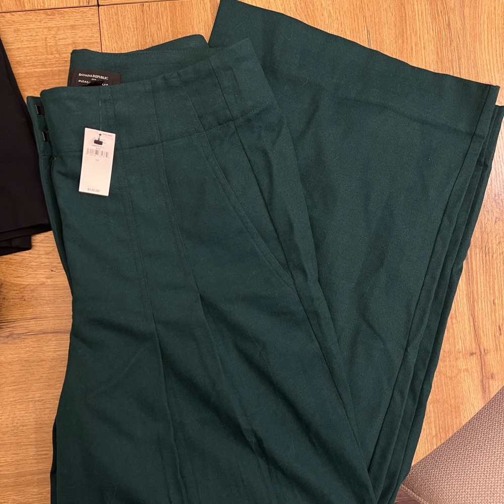Banana Republic Women’s Deep Green High Waist Trouser